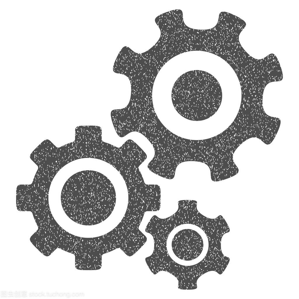 齒輪機制肌理質(zhì)感圖標 鏈輪的藝術與技術融合